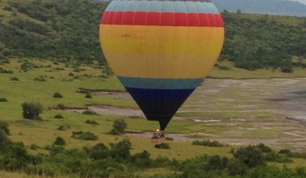 Hot air ballooning experience in Queen Elizabeth national park